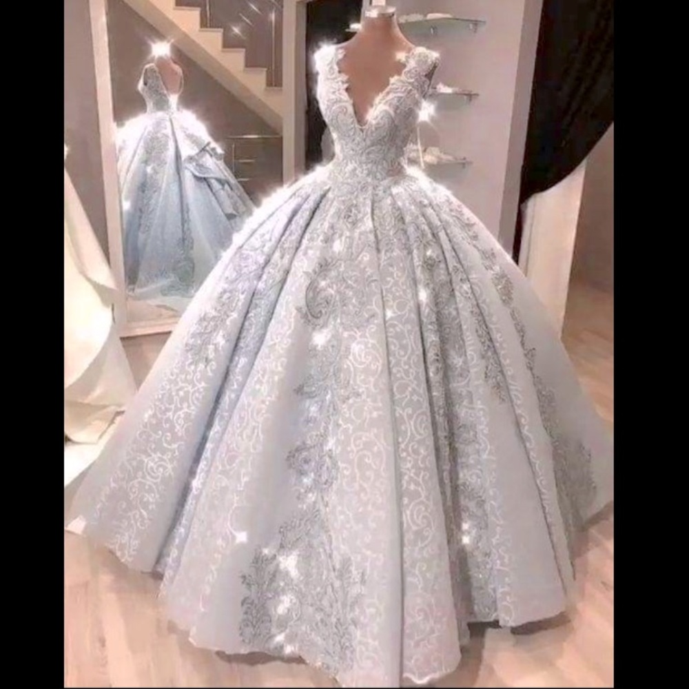 Sparkling Ball Gown Prom Dress